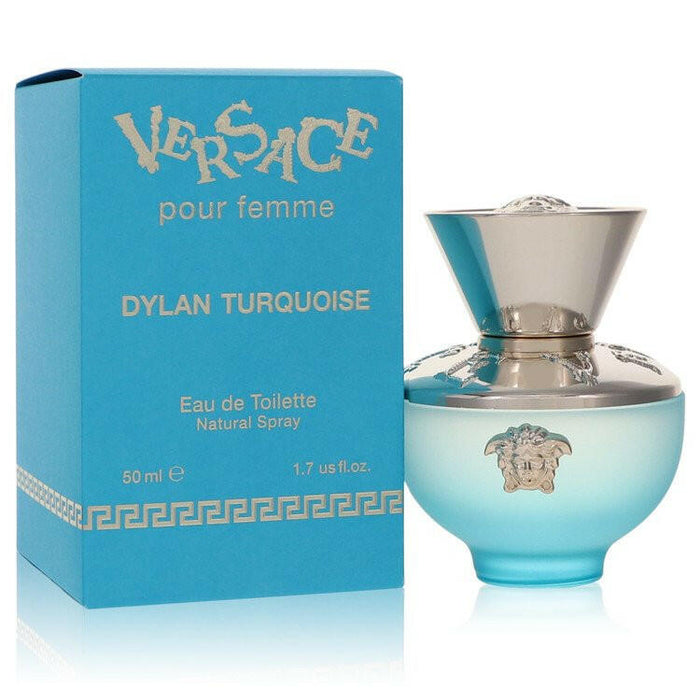 Versace Pour Femme Dylan Turquoise Eau De Toilette Spray By Versace - 1.7 oz