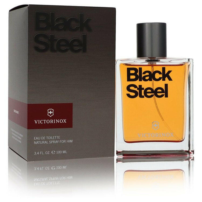Victorinox Black Steel Eau De Toilette Spray By Victorinox - 3.4 oz