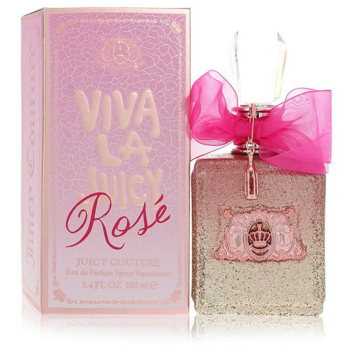 Viva La Juicy Rose Eau De Parfum Spray By Juicy Couture - 3.4 oz