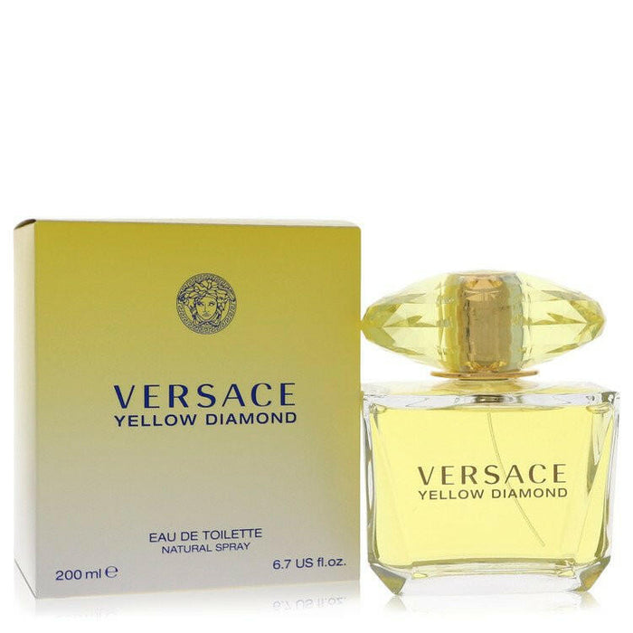 Versace Yellow Diamond Eau De Toilette Spray By Versace - 6.7 oz