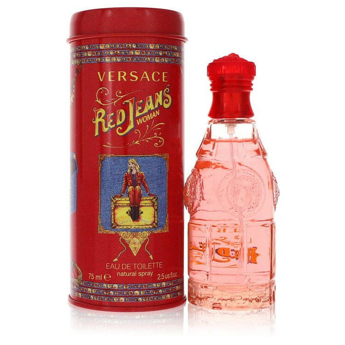 Red Jeans Eau De Toilette Spray By Versace - 2.5 oz