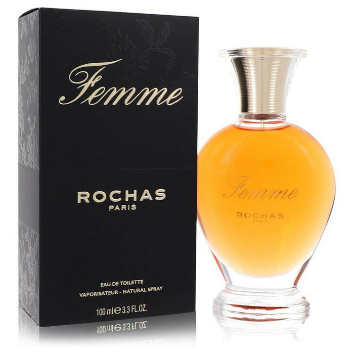 Femme Rochas Eau De Toilette Spray By Rochas - 3.4 oz