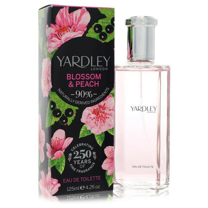 Yardley Blossom & Peach Eau De Toilette Spray By Yardley London - 4.2 oz