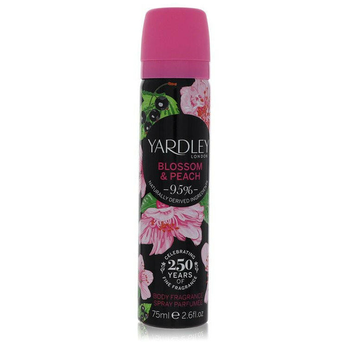 Yardley Blossom & Peach Body Fragrance Spray By Yardley London - 2.6 oz