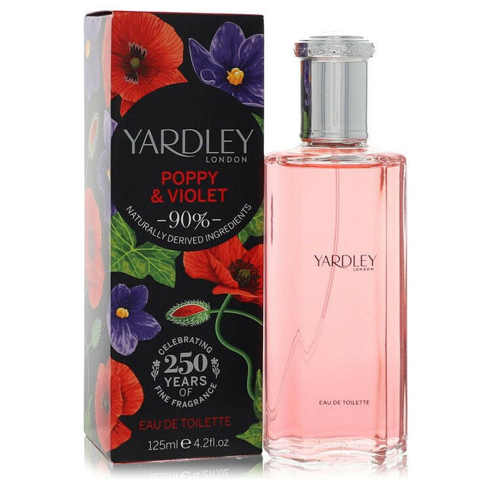 Yardley Poppy & Violet Eau De Toilette Spray By Yardley London - 4.2 oz