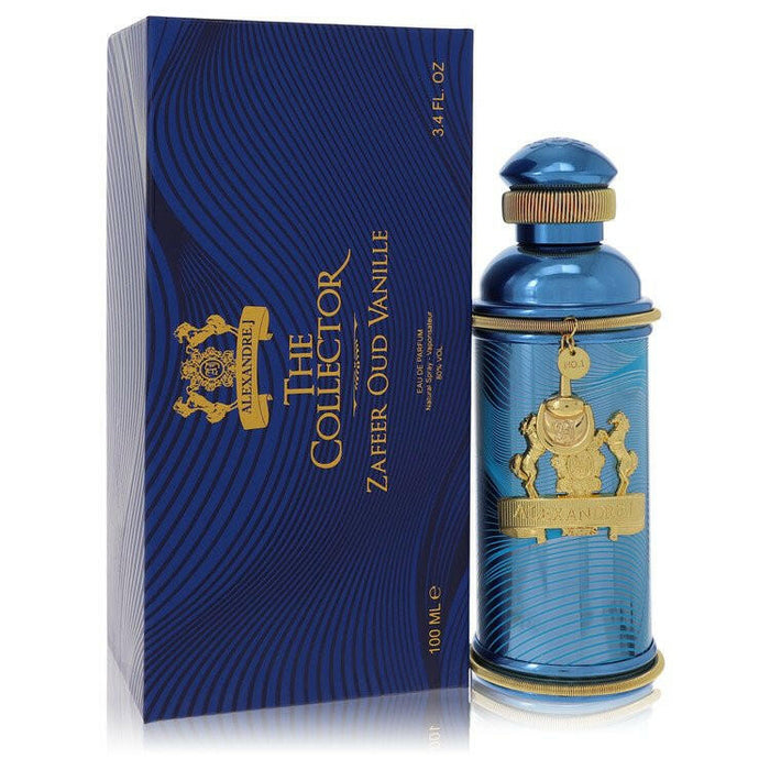 Zafeer Oud Vanille Eau De Parfum Spray By Alexandre J - 3.4 oz