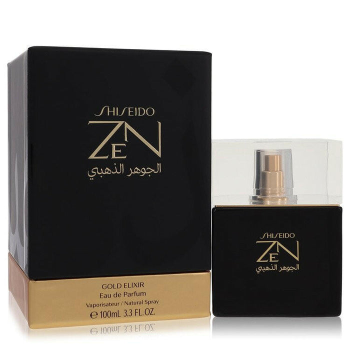 Zen Gold Elixir Eau De Parfum Spray By Shiseido - 3.4 oz