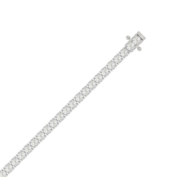 Classic 4-Prong Lab Diamond Tennis Bracelet in 10K White Gold