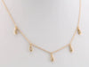 Ladies Natural Diamond 5-Station Necklace (I1, H+) — 14K Yellow Gold