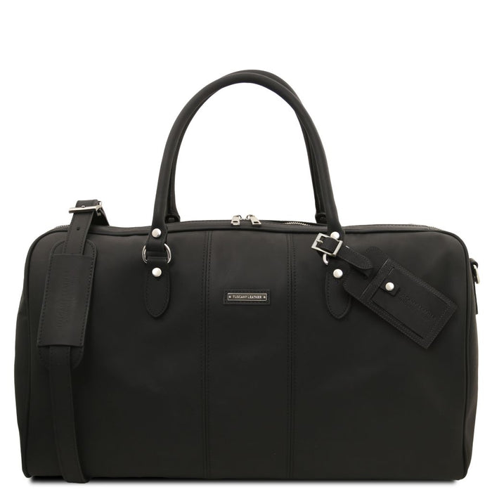 Lisbona - Travel leather duffle bag - Large size (TL142557)