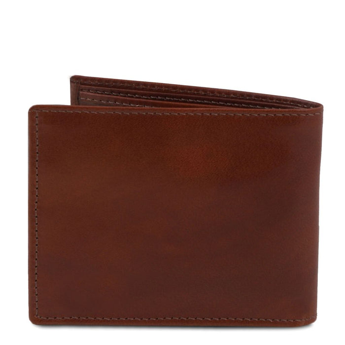 Exclusive 3 Fold Leather Wallet For Men With Coin Pocket (Tl140763)