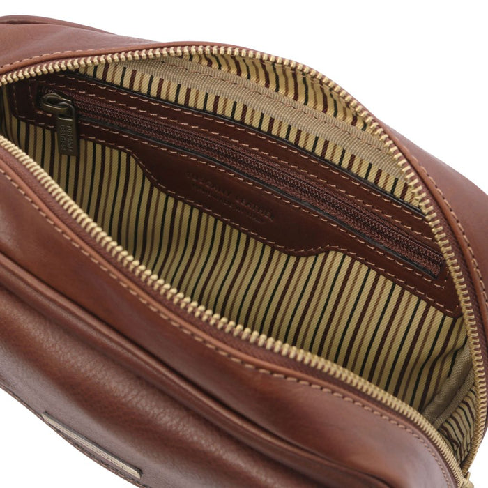 Ivan - Leather handy wrist bag for men (TL141830)