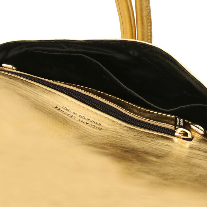 Tl Bag - Metallic Leather Clutch (TL141993)