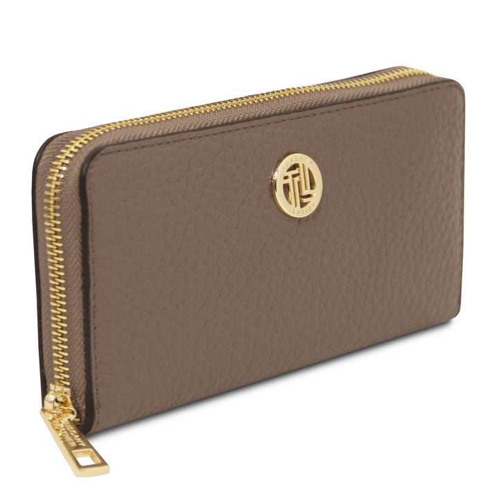 Financier - Exclusive Zip Around Leather Wallet (Tl142494)