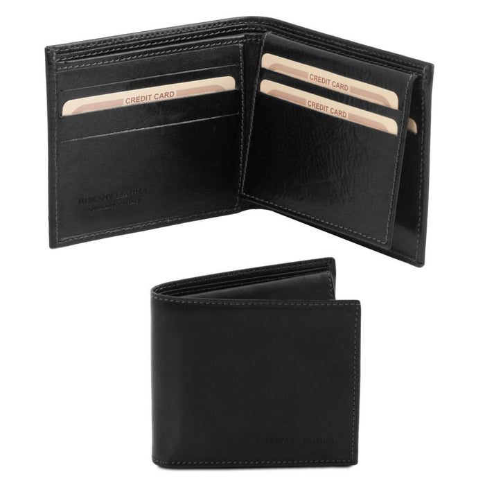 Exclusive 3 Fold Leather Wallet For Men (TL141353)