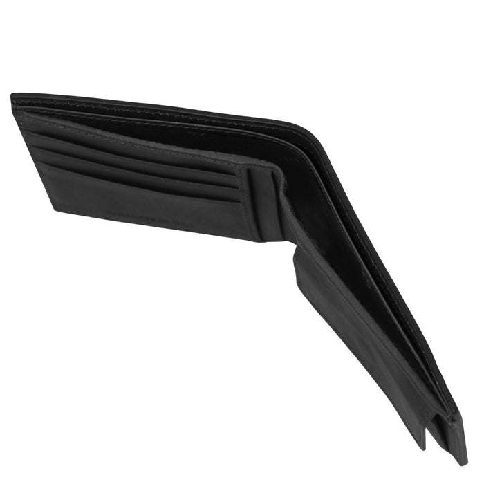 Exclusive 2 fold leather wallet for men with coin pocket (TL142552)
