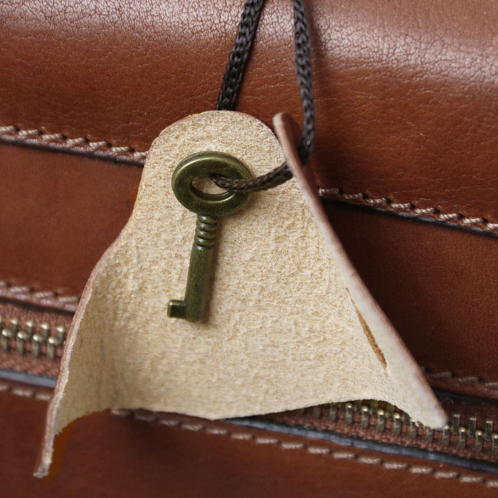 Cremona - Leather Briefcase 3 Compartments (TL142448)