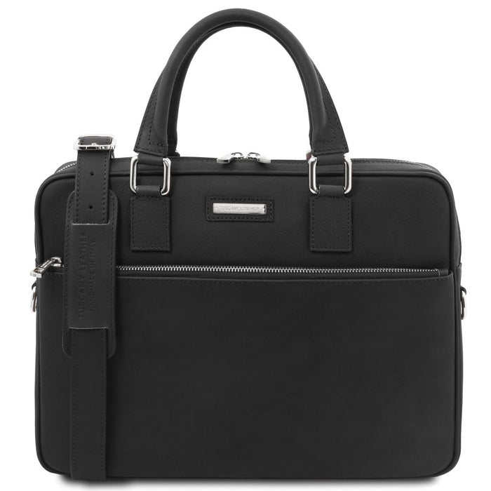 Ferrara - Leather laptop briefcase (TL142620)