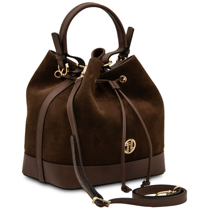 Minerva - Leather Bucket Bag (TL142476)