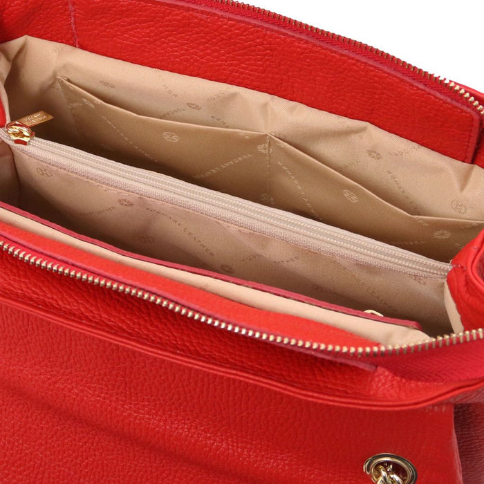 Elettra - Soft Leather Shoulder Bag (TL142353)