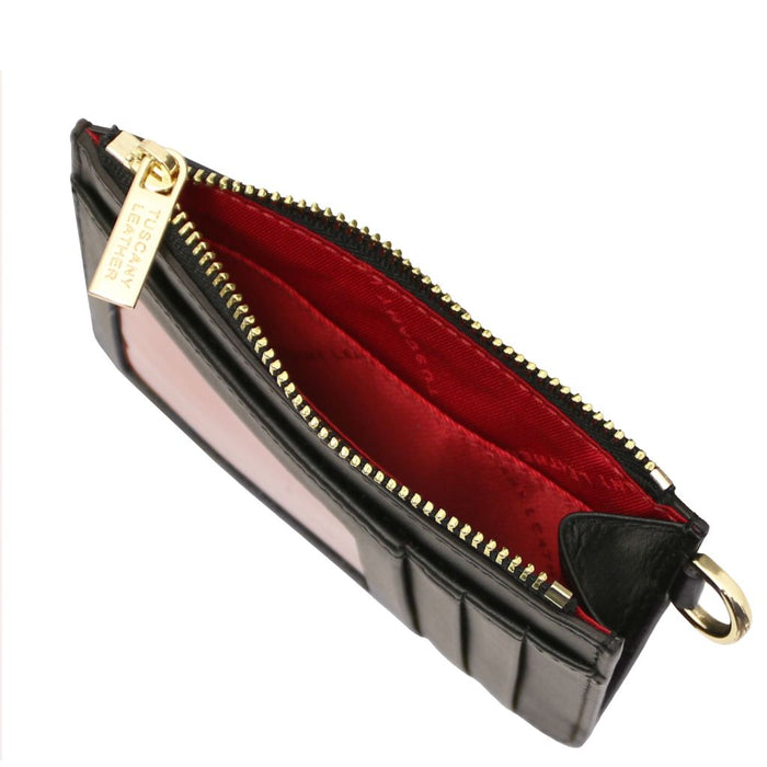Leather Card Holder With Handle (TL142544)