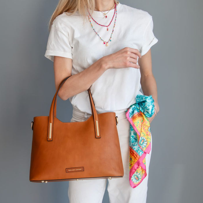 Olimpia - Leather tote (TL142561)