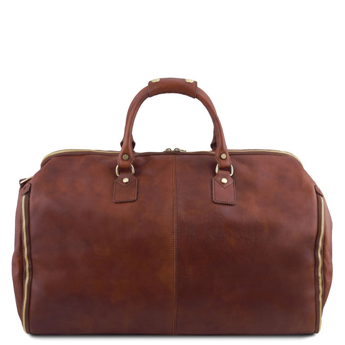 Antigua - Travel Leather Duffle/Garment Bag (TL142341)
