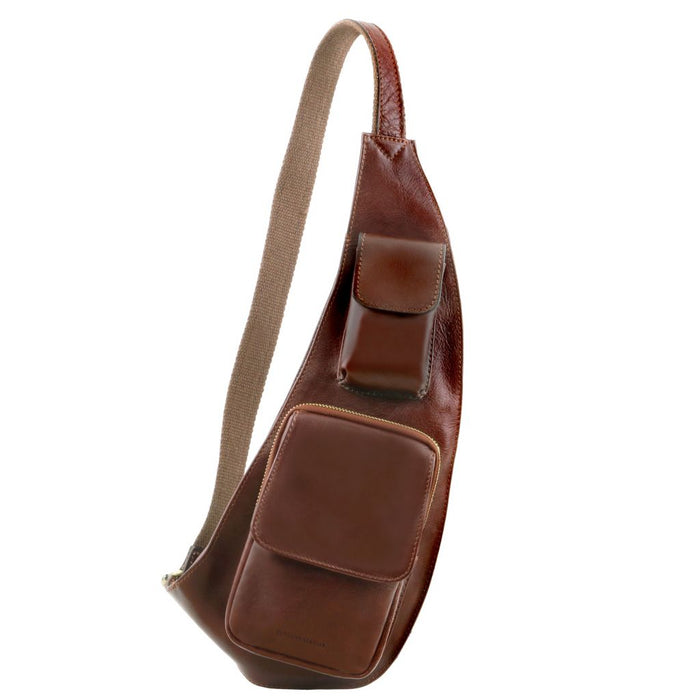 Leather Crossover Bag (TL141352)