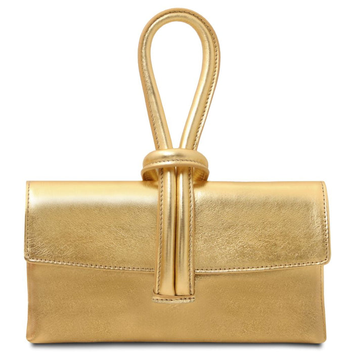 Tl Bag - Metallic Leather Clutch (TL141993)