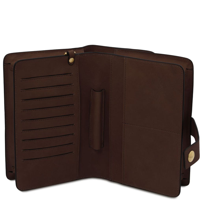 Oliver - Leather handy wrist bag (TL142608)