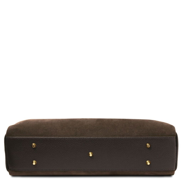 Eclaire - Suede Leather Shoulder Bag (TL142516)