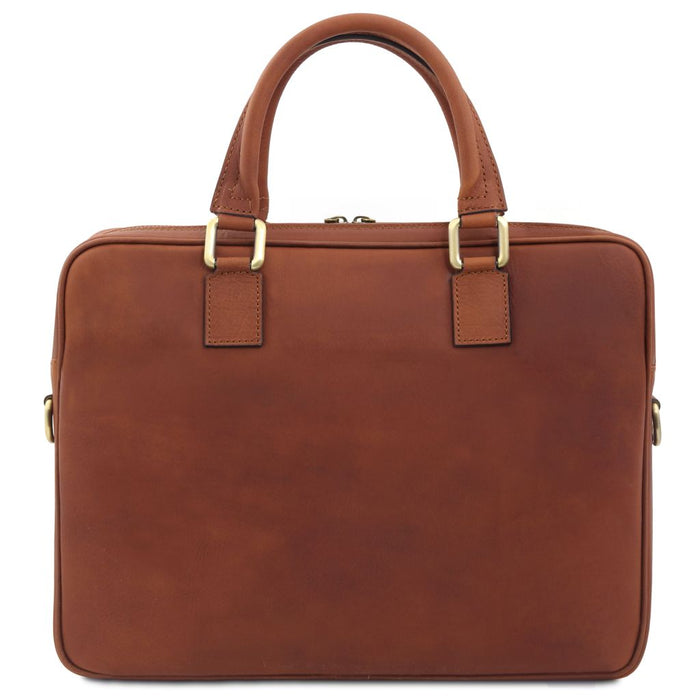 Ferrara - Leather laptop briefcase (TL142620)