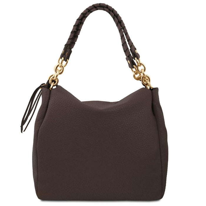 Amy - Soft Leather Shopping Bag (TL142385)