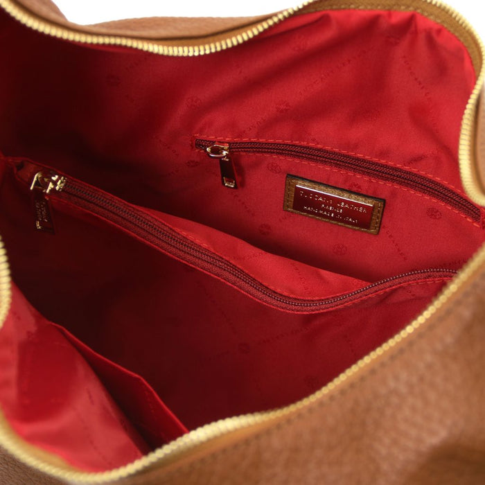 Plenia - Leather shopping bag