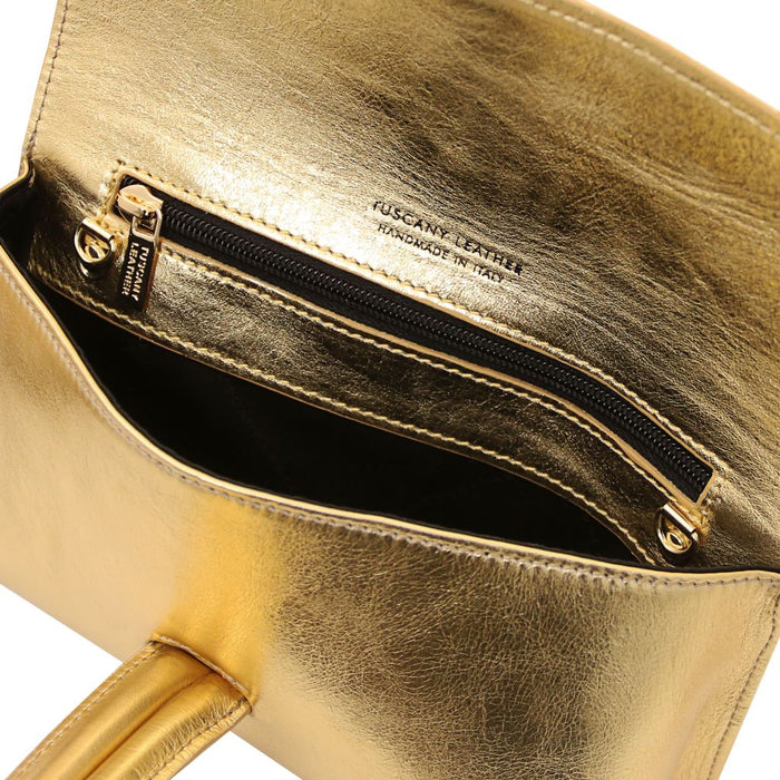 Tl Bag - Metallic Leather Clutch (TL141993)