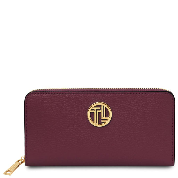 Financier - Exclusive Zip Around Leather Wallet (TL142485)