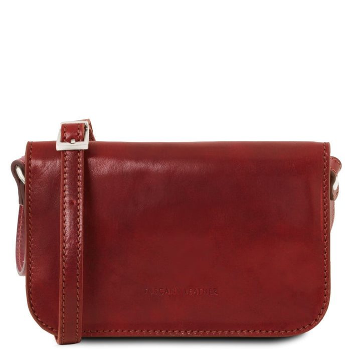 Carmen - Leather Shoulder Bag With Flap (TL141713)