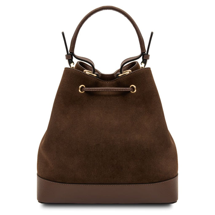 Minerva - Leather Bucket Bag (TL142476)