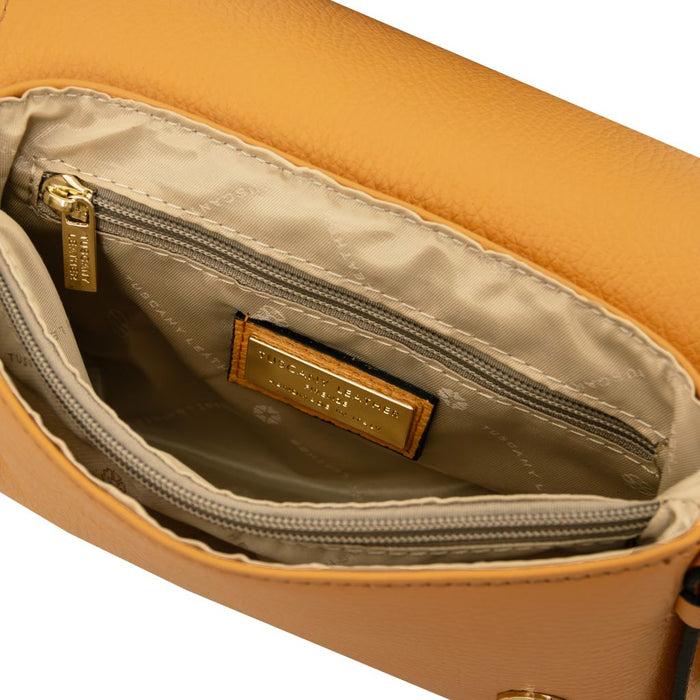 Biscuit - Soft leather shoulder bag