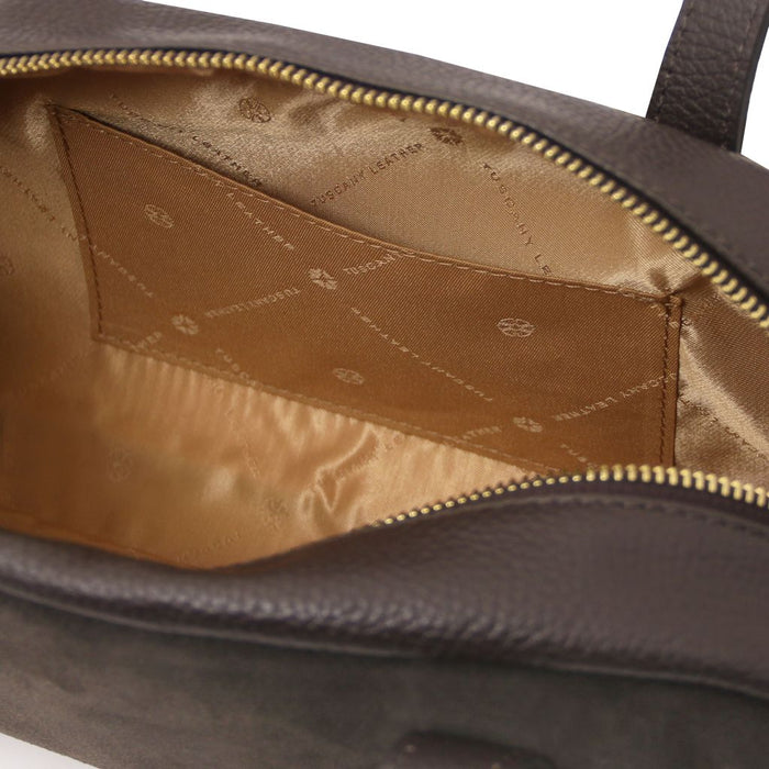 Eclaire - Suede Leather Shoulder Bag (TL142516)