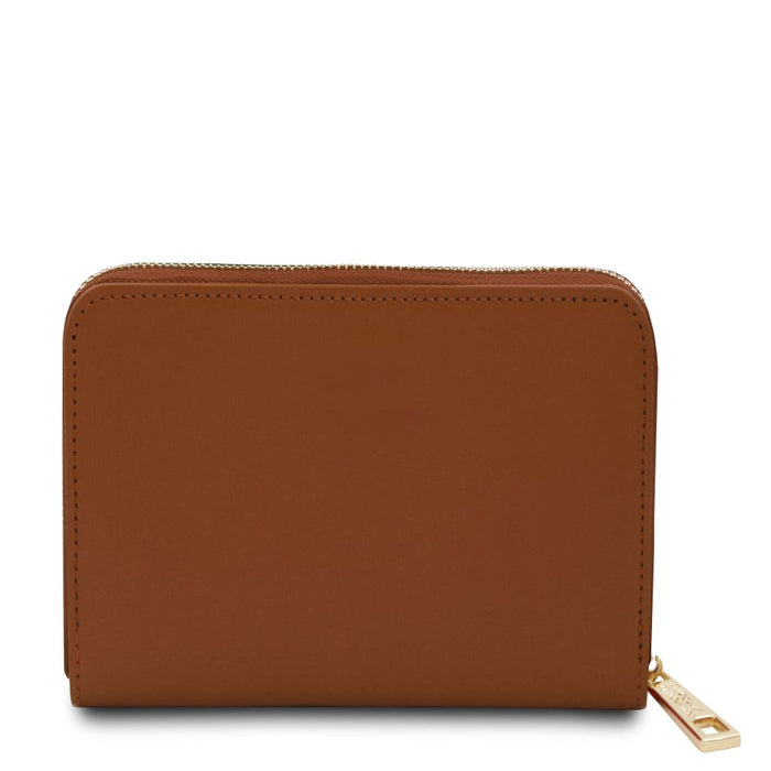 Leda - Exclusive Zip Around Leather Wallet (TL142320)