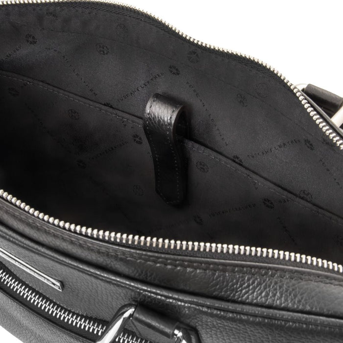 Ferrara - Leather laptop briefcase (TL142548)