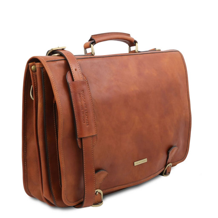 Ancona - Leather Messenger Bag (TL142073)