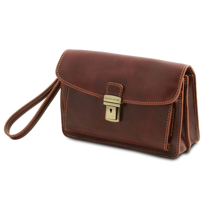 Max - Leather Handy Wrist Bag (TL8075)