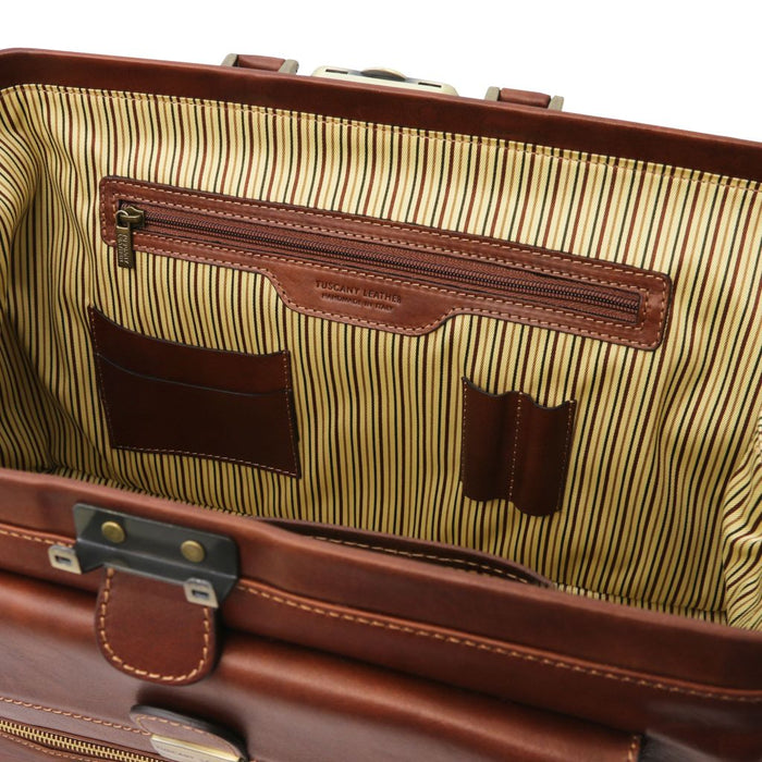 Giotto - Exclusive Double-Bottom Leather Doctor Bag (TL142344)