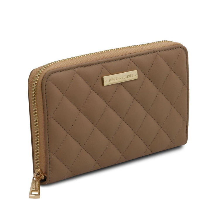 Penelope - Exclusive Zip Around Soft Leather Wallet (TL142316)