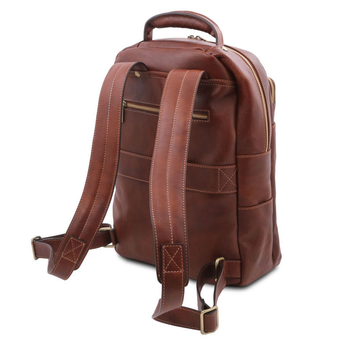 Melbourne - Leather Laptop Backpack (TL142205)