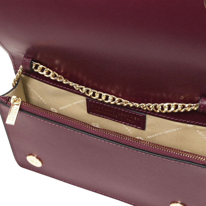 Opera - Leather Clutch with Chain Strap (TL142505)