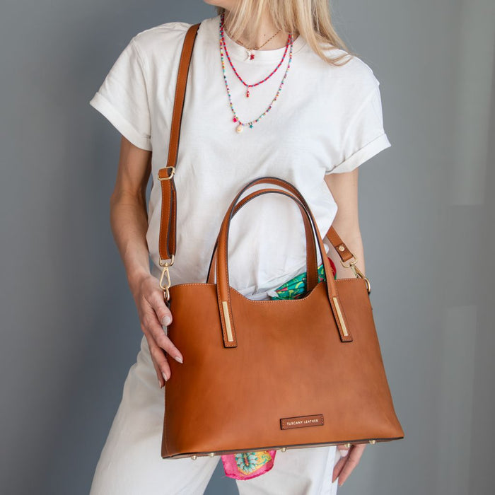 Olimpia - Leather tote (TL142561)