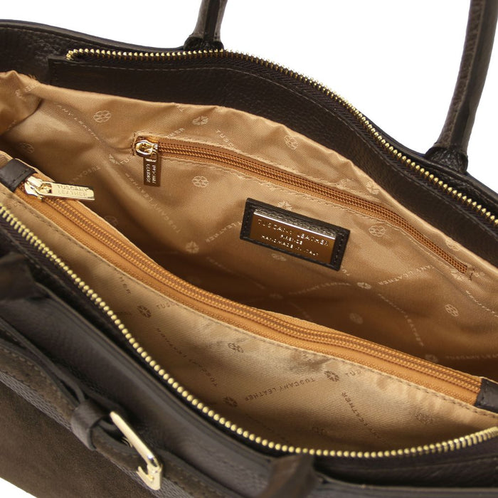 Tenace - Suede Leather Handbag (TL142525)